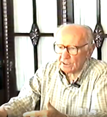 Coleção de história oral foto de Raimundo da Cunha em entrevista